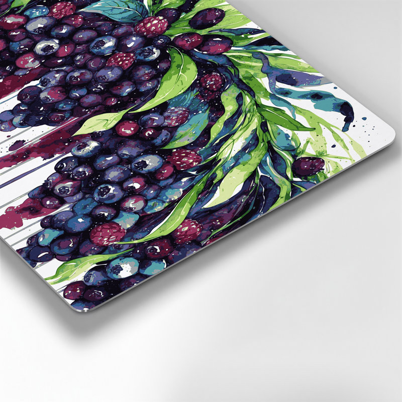 Art mural en métal «Fruit Acai Berry», H 20 po x l 24 po