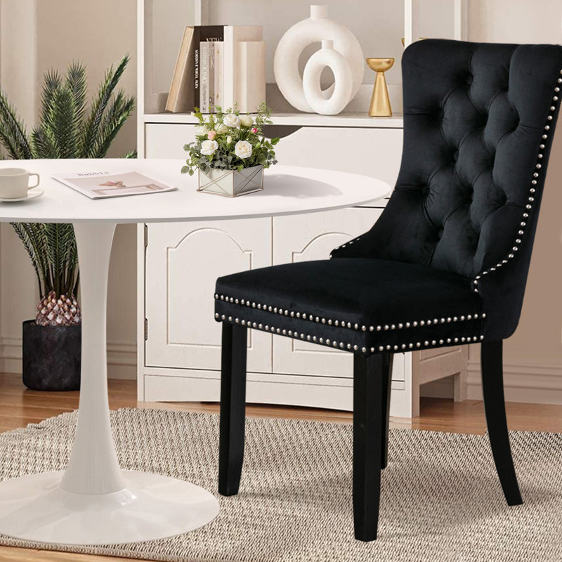 Ensemble de table de salle à manger rond avec 4 chaises