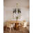 Blake 6 - Light Steel Sputnik Cone Chandelier-113873877-113873879