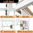 LED Loft Bed with Built-in Desk Workstation and Multi-storage-1654058489