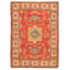 Tapis intérieur en laine foncé 3 pi 5 po x 4 pi 11 po à la main one-of-kind-noué la 2010 gazni Hypoluxo