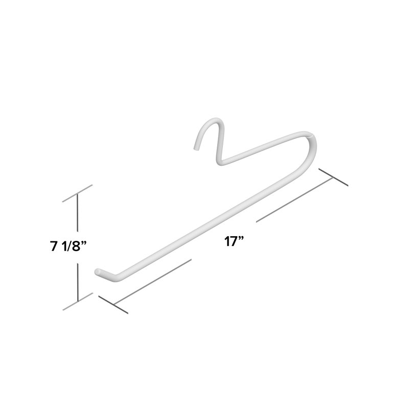 Cintre en métal antidérapant robuste pour jupe / pantalons