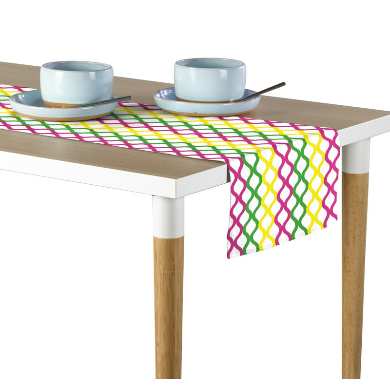 Mccarver Easter Lattice Milliken Signature Table Runner, 108" L x 14" W