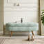 Banc de rangement repose-pieds ovale-305573849