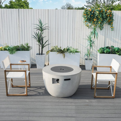Machaj Outdoor Seating Group With Firepit