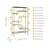 Carbone Marble-Look 5-Tier Display Bookcase Shelf