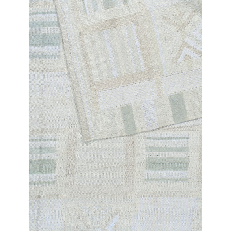 Area Rug in Oatmeal/Greeny