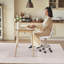 Tabouret pivotant rond en cuir de polyuréthane-1889103782