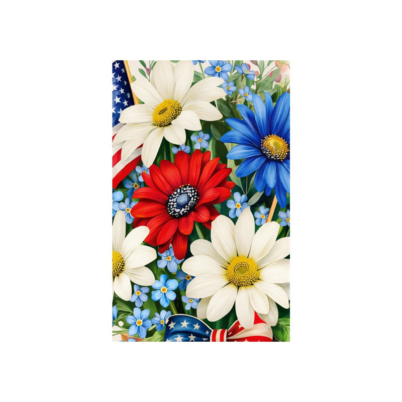 Pavillon de jardin Patriotic Daisy Bouquet