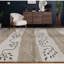 Tapis beige noué à la main de haute qualité