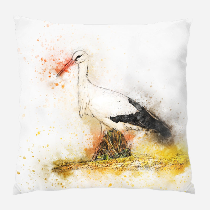 Coussin stork Jayceon, Synthétique, Intérieur
