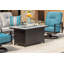 Elba Rectangle Aluminum Propane and Natural Gas Fire Pit Table-553030083-553030084-553550047