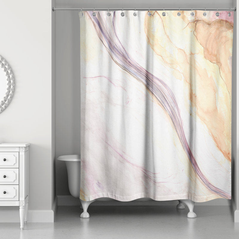 Dejahnae Abstract Shower Curtain