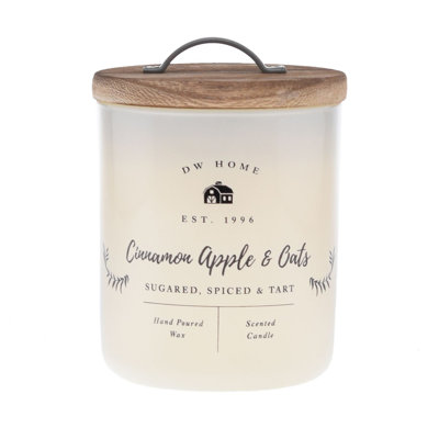 Cinnamon Apple And Oats Scented Jar Candle