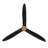 72" Large Modern Solid Wood 3-Blade Indoor Ceiling Fan with Remote Control-740353691