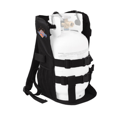 Flame King Propane Tank Cylinder Backpack Carrier for 5 and 10LB LP Cylinders
