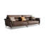 Coussin de canapé modulaire en cuir véritable Coffee-650093007