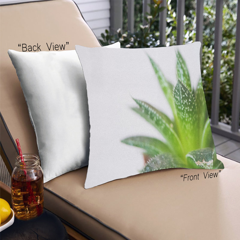 Coussin Plants Leaves 118, Microsuède