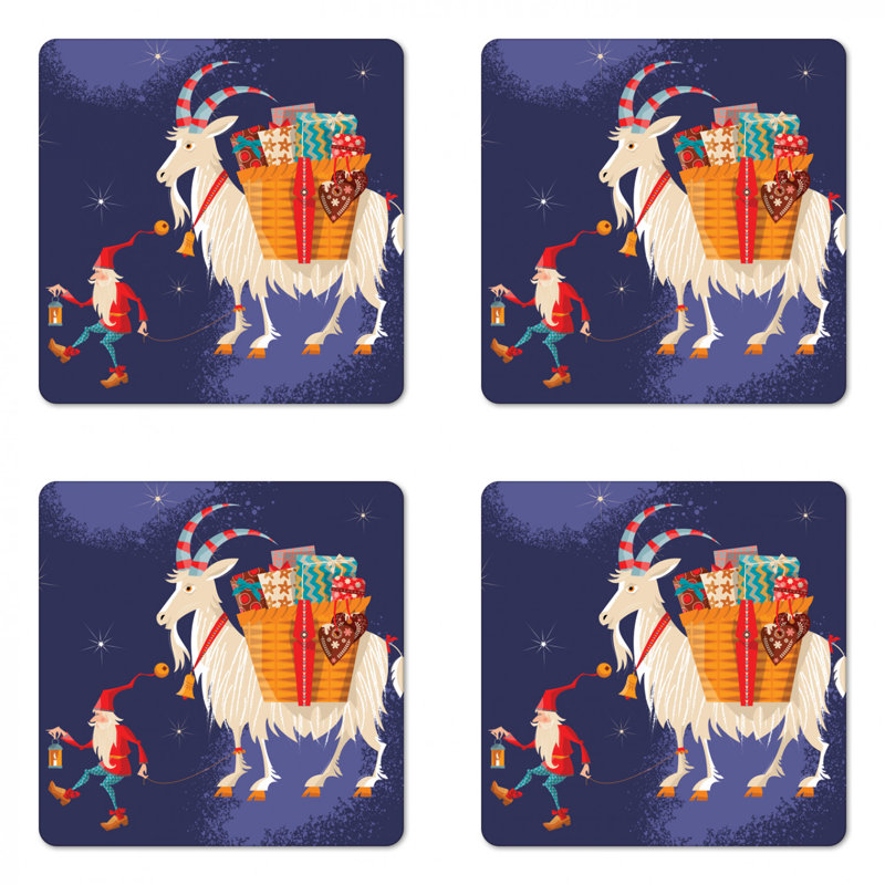 Square 4 Piece Coaster Set