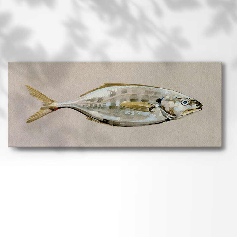 Étude de poisson frais I, H 20 po x l 50 po x P 1,5 po