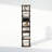 Creekside 8-Tier Vertical Space Saving Free Standing Corner Shelf, Display Rack, Black-108207272