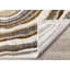 Tapis de couloir d'intérieur d'intérieur crème, beige et crème 2 pi x 8 pi (2 pi 0 po x 7 pi 10 po) Branch Modern-2043815794