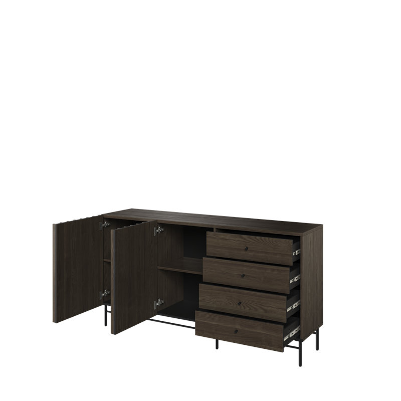 Farsund 165 cm W Chest of 4 Drawers