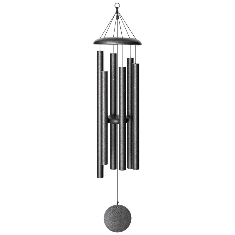 Carillon en métal Corinthian Bells, 44" H x 9" W x 9" D, Bleu ciel