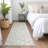 Premium Machine Washable Prisco Ivory Rug-475229924