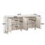 Buffet moderne Mid-Century de 65,2 po avec 4 portes sculptées à la main Rosalind-49548325