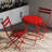 3 Piece Patio Bistro Set Of Foldable Round Table And Chairs-501951569