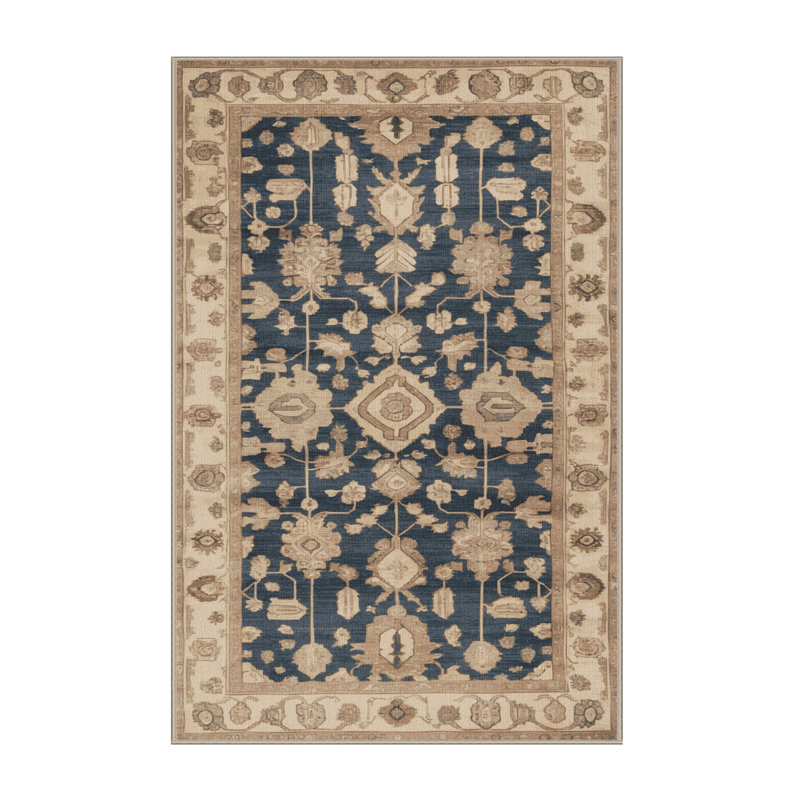 Tapis brun lavable à la machine, Rectangulaire 2 pi x 3 pi