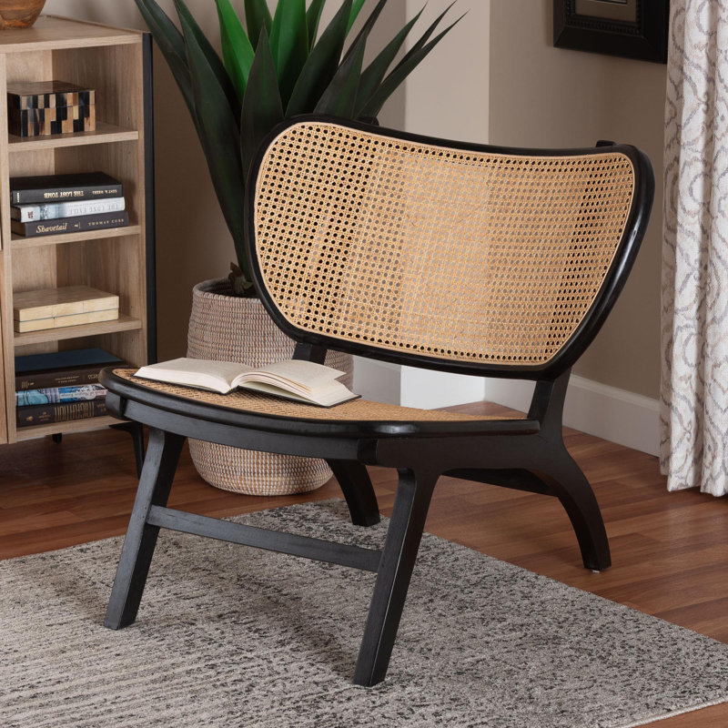 Fauteuil d'appoint en rotin H 15,7 po Brisbane Boho