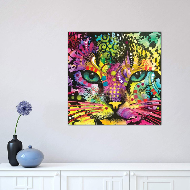 Don't Look Away by Dean Russo - Wrapped Canvas Print, 45.72 cm H x 45.72 cm W x 3.175 cm D