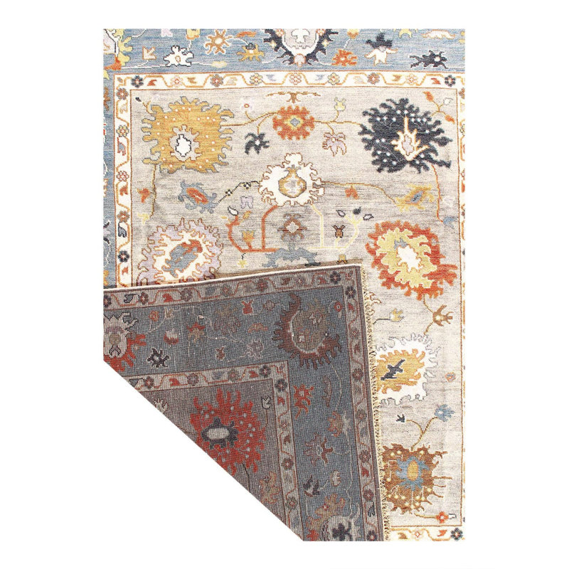 Oriental Area Rug in Beige