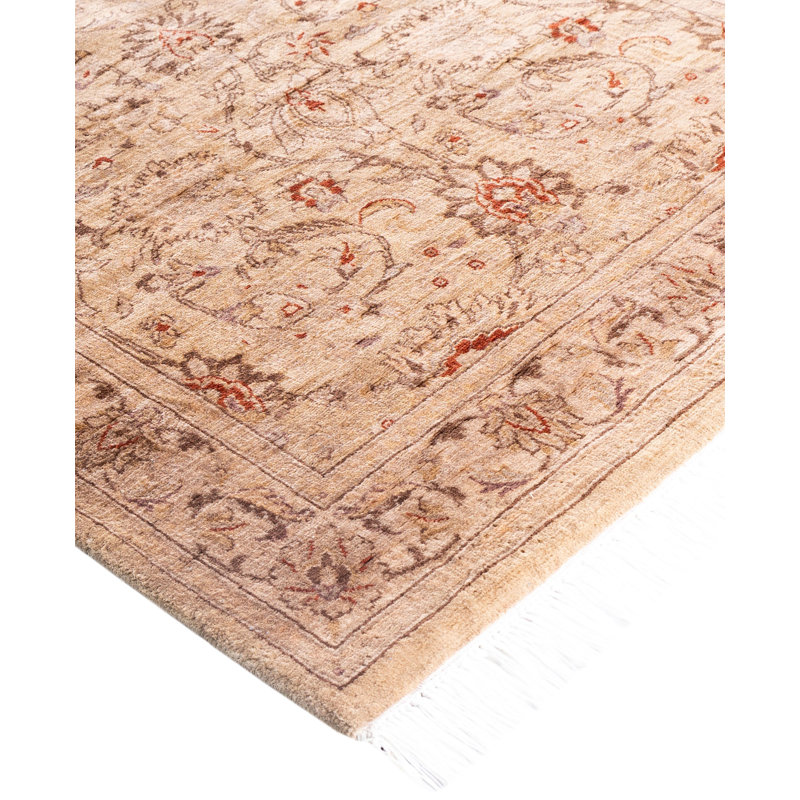 Overdyed One-of-a-Kind 2'6" x 10'1" Hand Knotted Area Rug