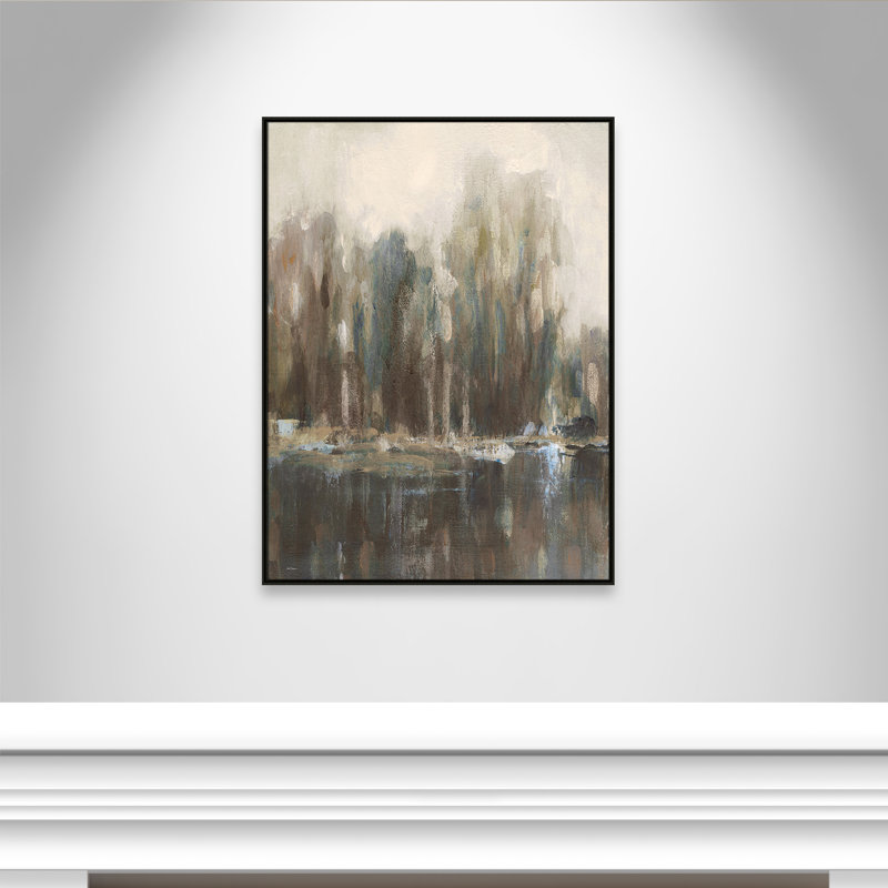 «Daily Reflections I - Landscape Version Print» par Carol Robinson, Espresso, H 49,5 po x l 37,5 po