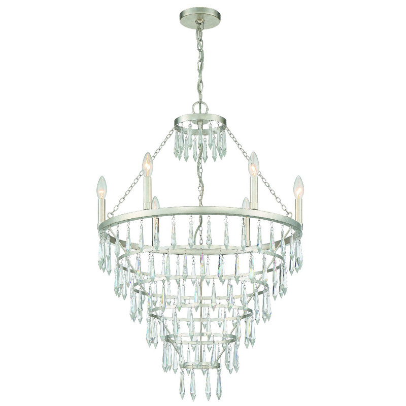 Higbee 6 - Light Dimmable Tiered Chandelier