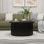 Table basse ronde avec espace de rangement-417308432