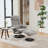 Ergonomic Recliner Chair with Ottoman, Modern 360° Swivel Lounge Chair with Footstool, Chenille Fabric, 5 Point Vibration Massage-1342807140