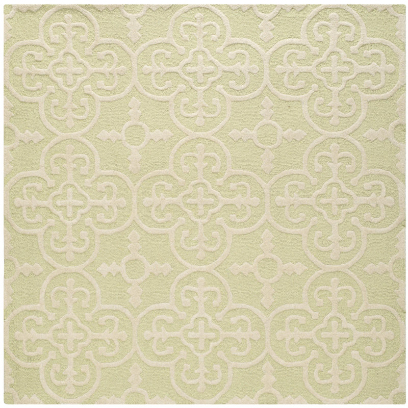 Cambridge Hand Tufted Wool Oriental Rug, Square 6'