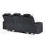 Canapé inclinable électrique noir avec appui-tête Duran-703140060