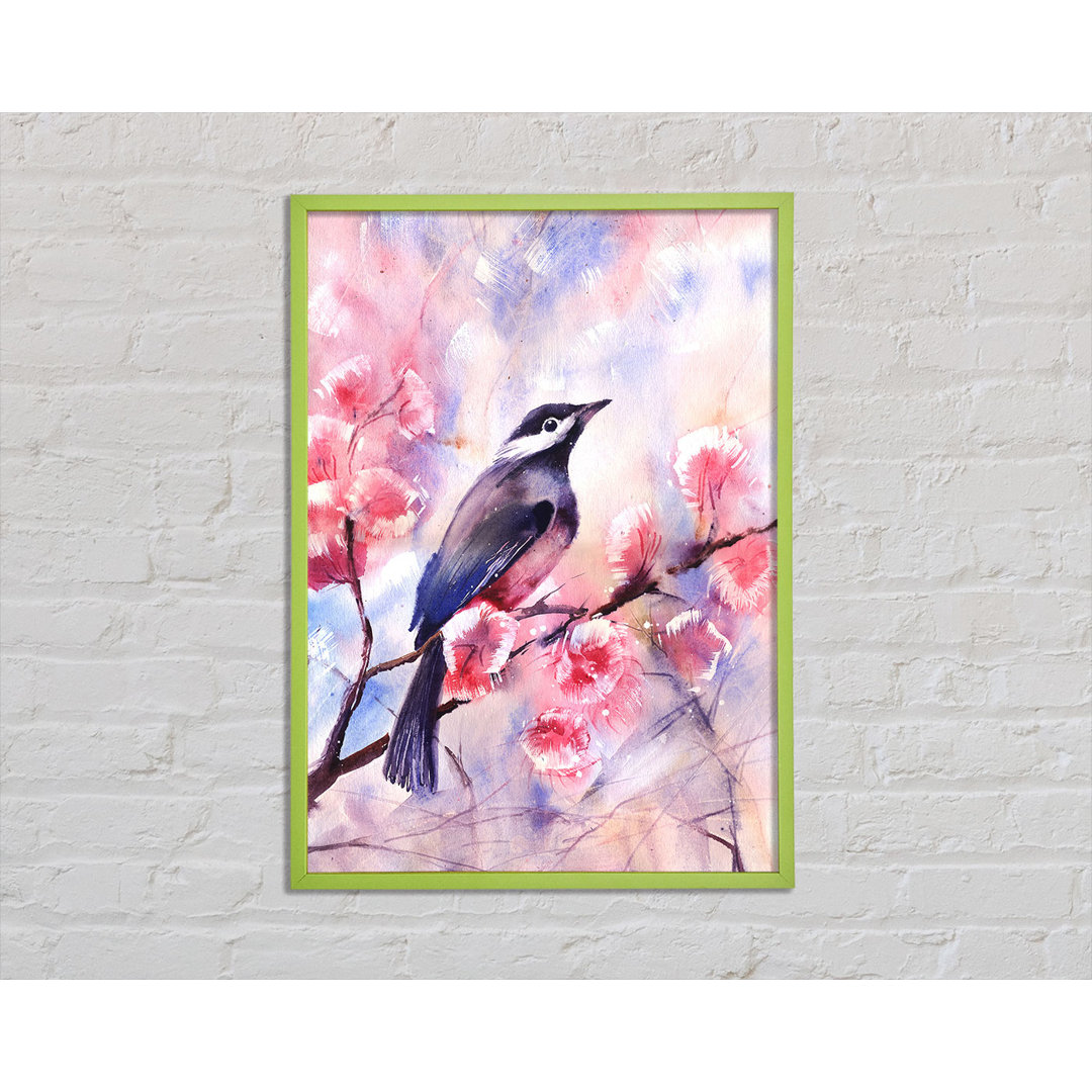 Pulido Cherry Blossom Bird - Einzelner Bilderrahmen Kunstdrucke