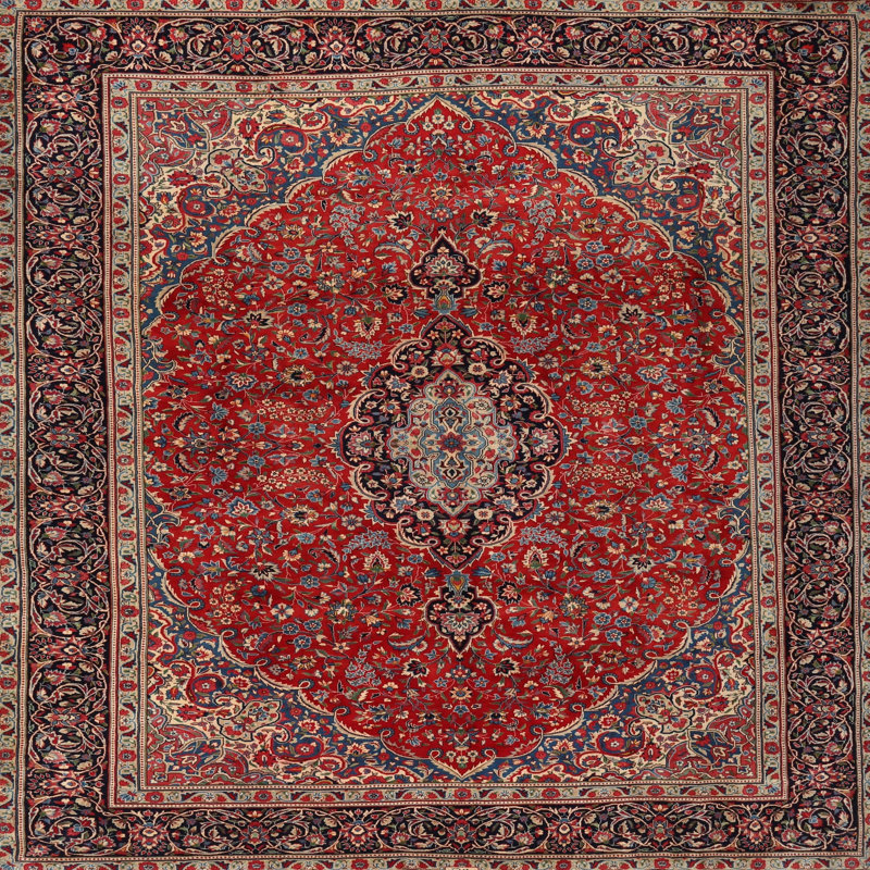 Zunairah Oriental Indoor Rug, Square 5'