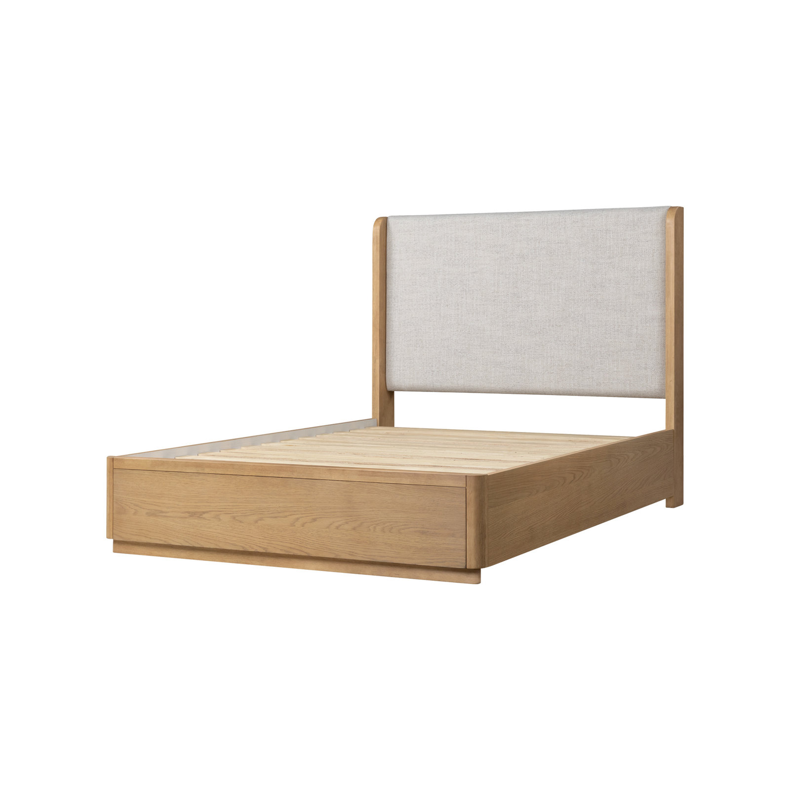 Modena Upholstered Bed, Natural, Full