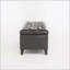 Banc repose-pieds avec rangement, polyuréthane brun foncé-930389700
