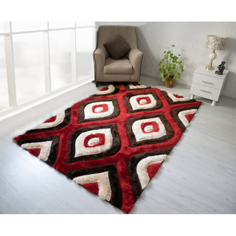 Demee Abstract Rug, Rectangle 5' x 7'
