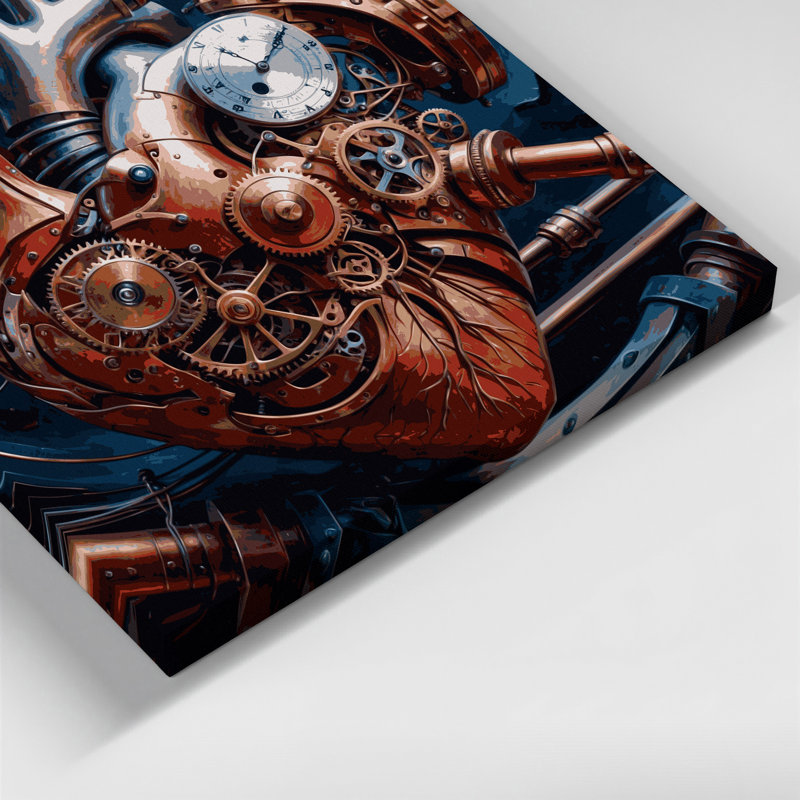 Art mural sur toile mauve Sci Fi, H 16 po x l 20 po