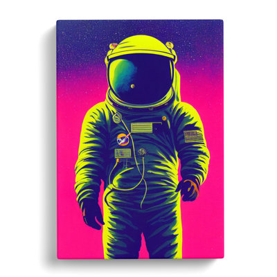 XC1022-1765X Daring Astronaut - Wrapped Canvas Print