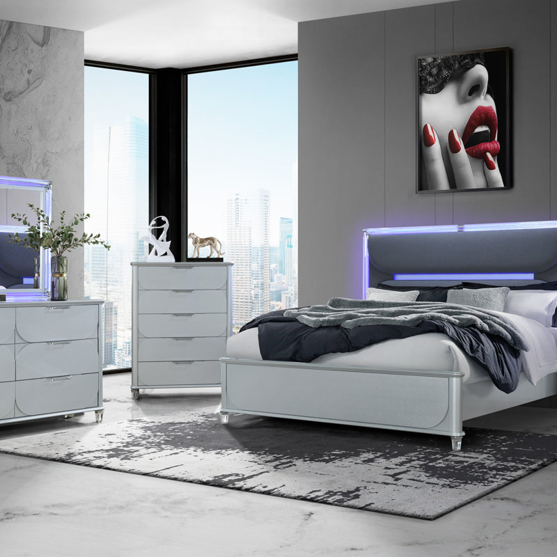 Table de chevet LAURA SILVER